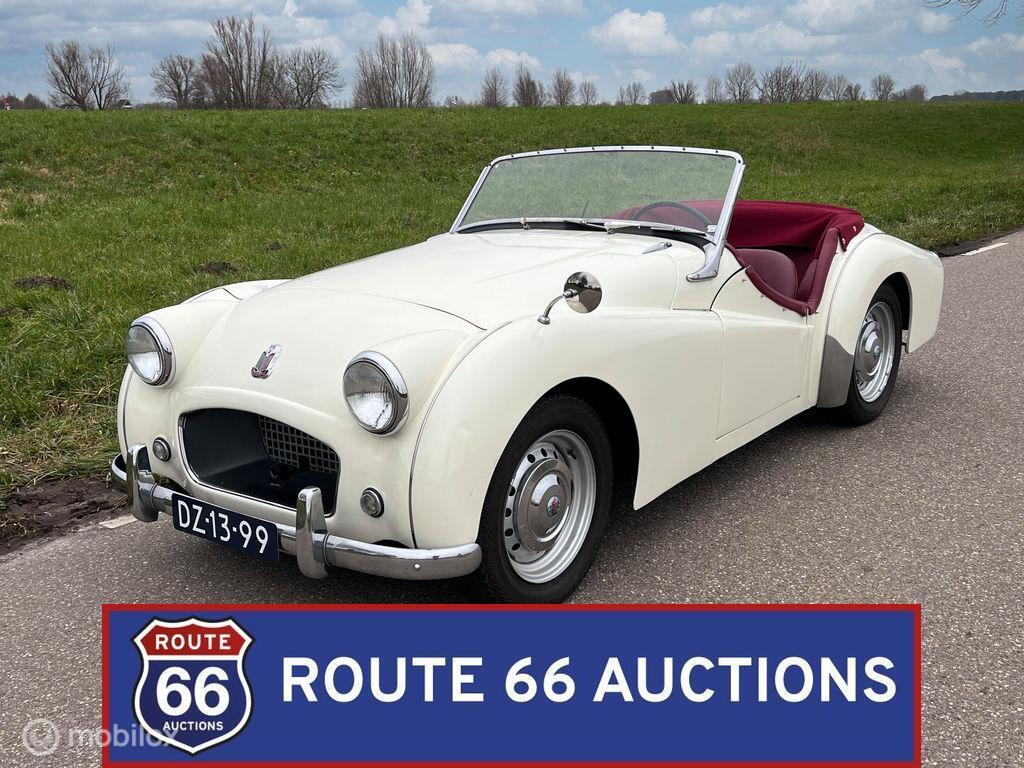 Triumph TR2 | 1955 | Route 66 Auctions, Auto's, Overige carrosserieën, Triumph, Zwart, Bedrijf
