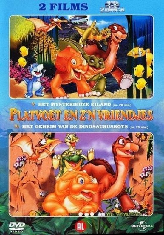 Platvoet en zijn vriendjes V & VI, Tekenfilm, Verzenden, Nederlands, Zo goed als nieuw