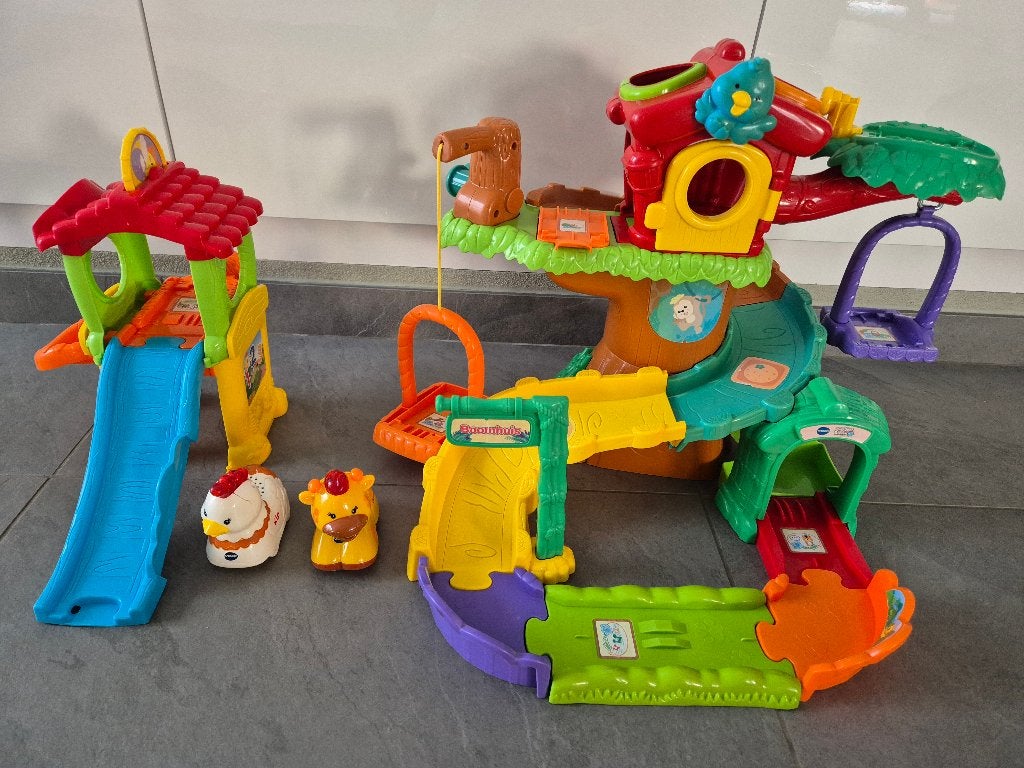 VTech Zoef Zoef Dieren - Boomhuis & Kippenhok, Ophalen of Verzenden, Gebruikt, 2 tot 4 jaar