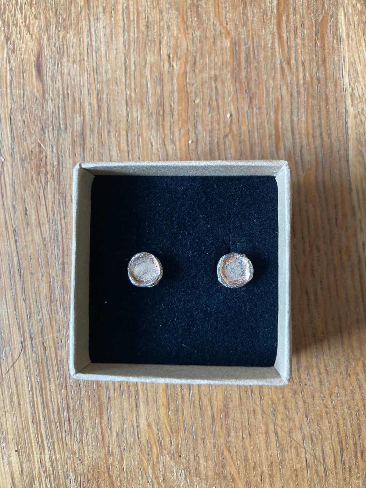 JEH Jewels oorbel rond zilver – 925, Ophalen of Verzenden, Zo goed als nieuw, Knopjes of Stekers, Zilver