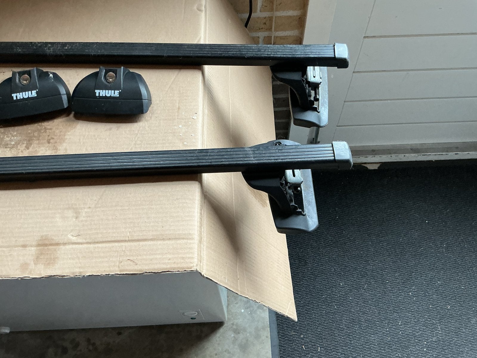 Thule dakdragers - Gebruikt maar in goede staat opel meriva, Auto diversen, Ophalen, Gebruikt