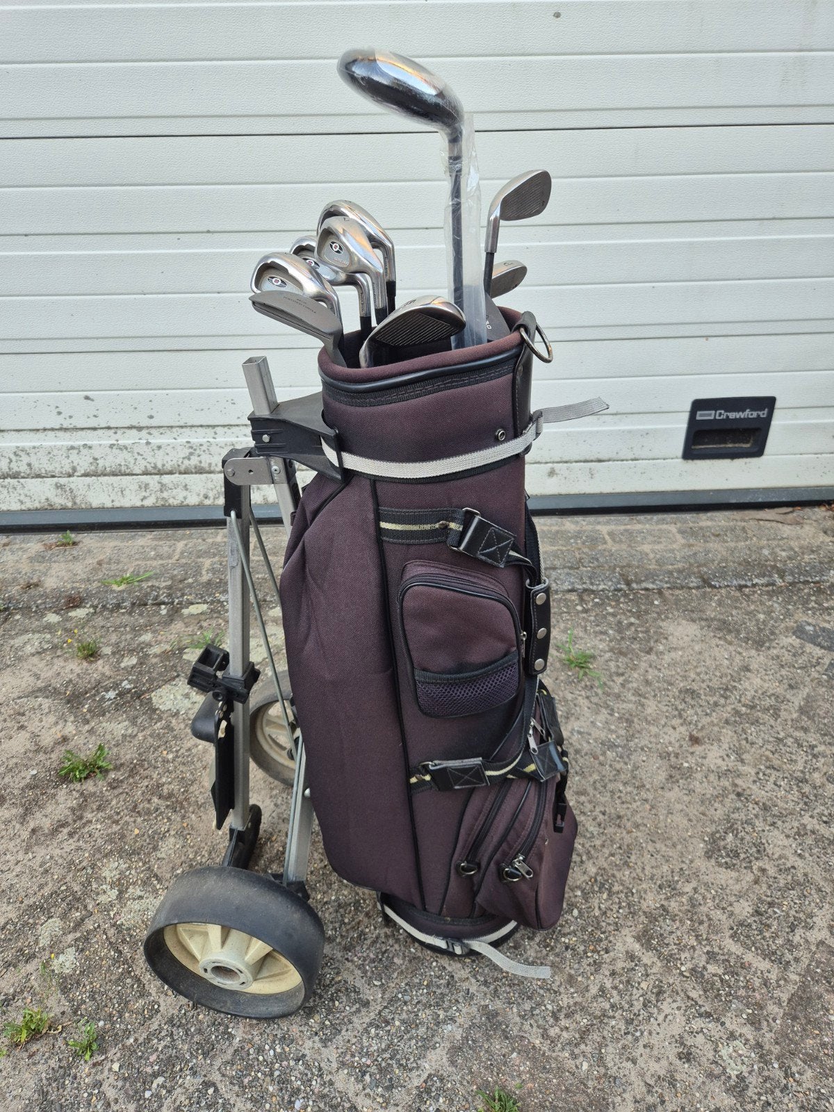 ST George heren golfset met golftas en trolley, Ophalen of Verzenden, Gebruikt, Set
