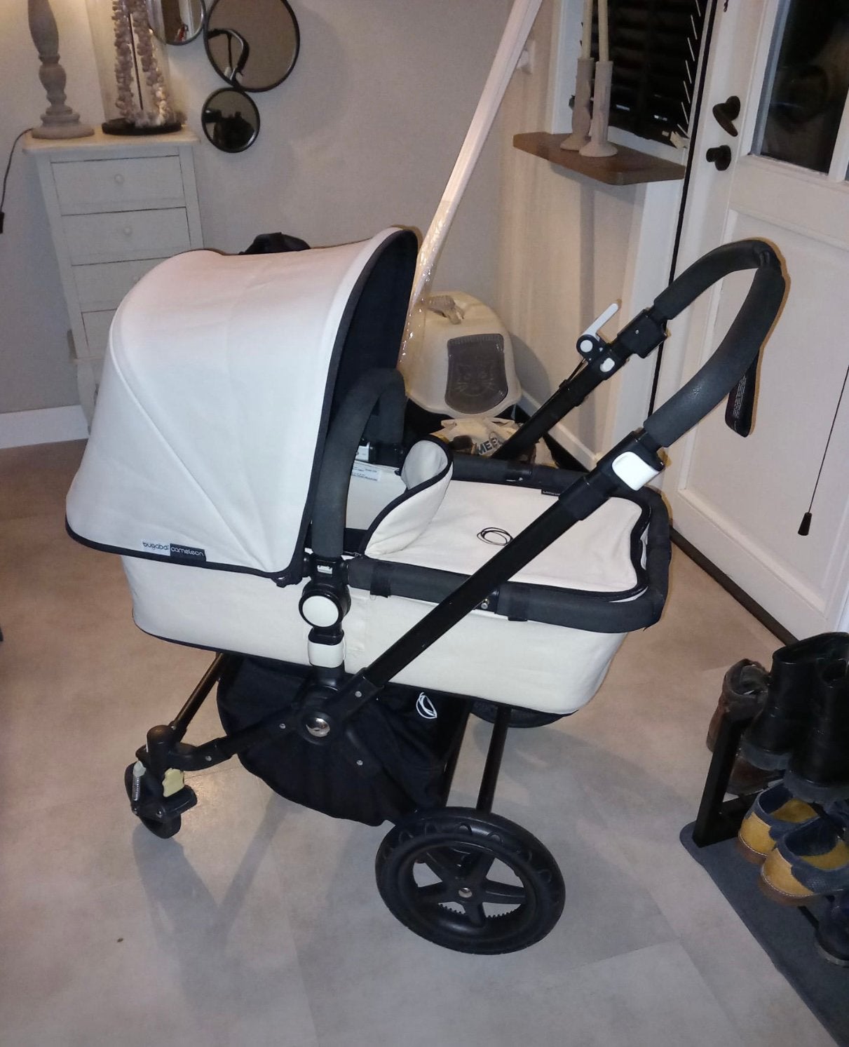Bugaboo Cameleon 3 plus combi wagen zwart/creme, Ophalen, Zo goed als nieuw, Bugaboo