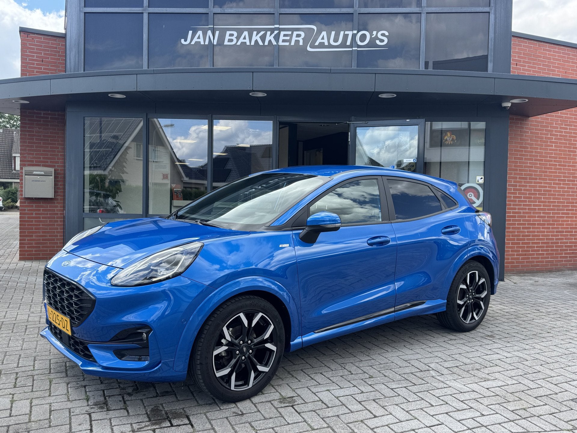 Ford Puma 1.0 EcoBoost Hybrid ST-Line X Adapt. Cruise, Auto's, Ford, Voorwielaandrijving, 12 maanden, Blauw, 23 km/l