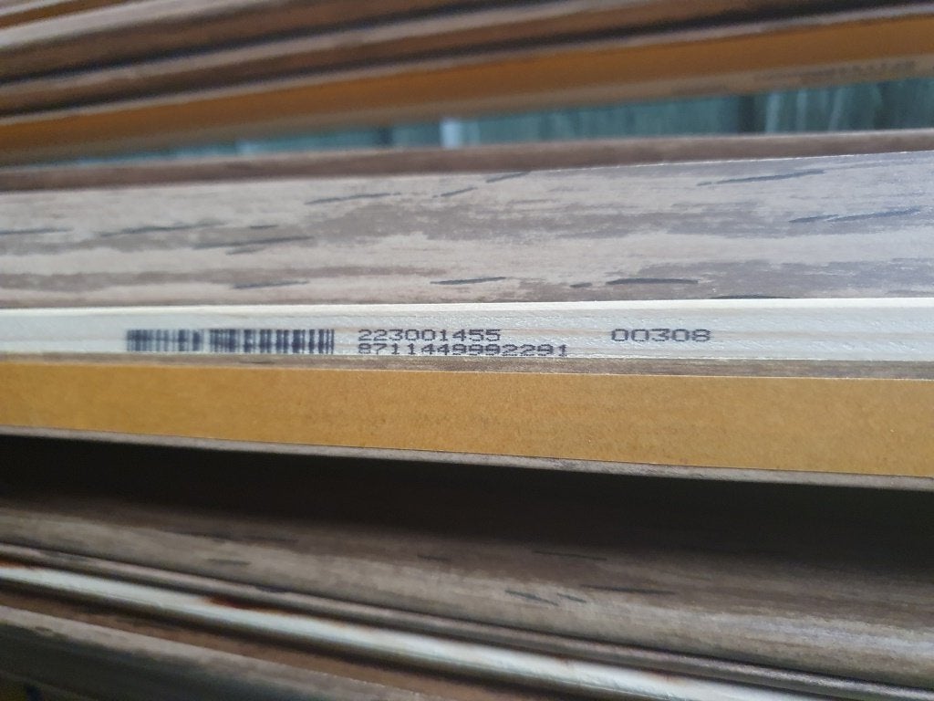 90 stuk houten plakplinten voor laminaat/pvc/parket, Ophalen, Nieuw, 75 m² of meer, Laminaat