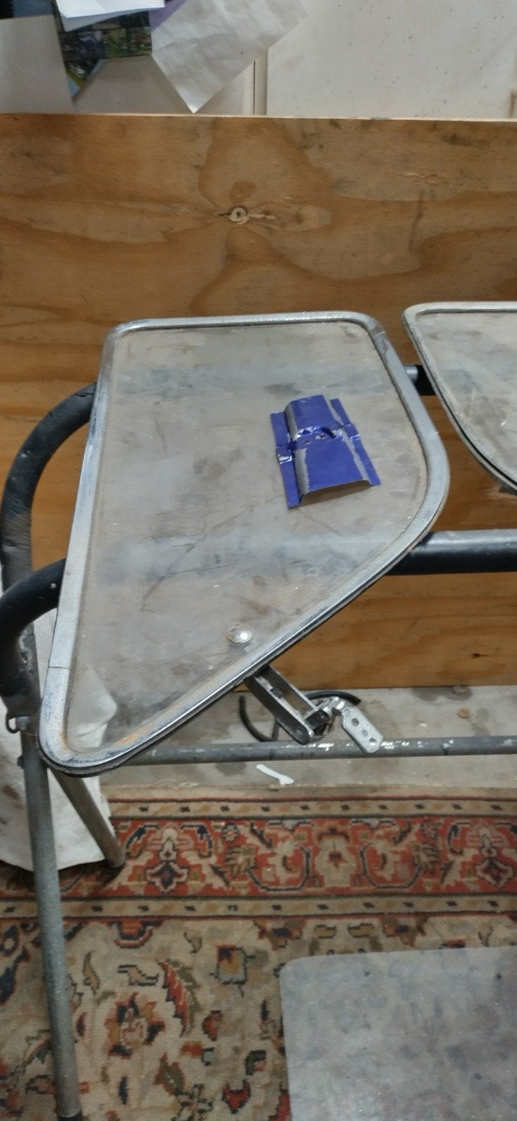 NSU TT zijraam met inzetstukken, Ophalen, Achter, Bumper