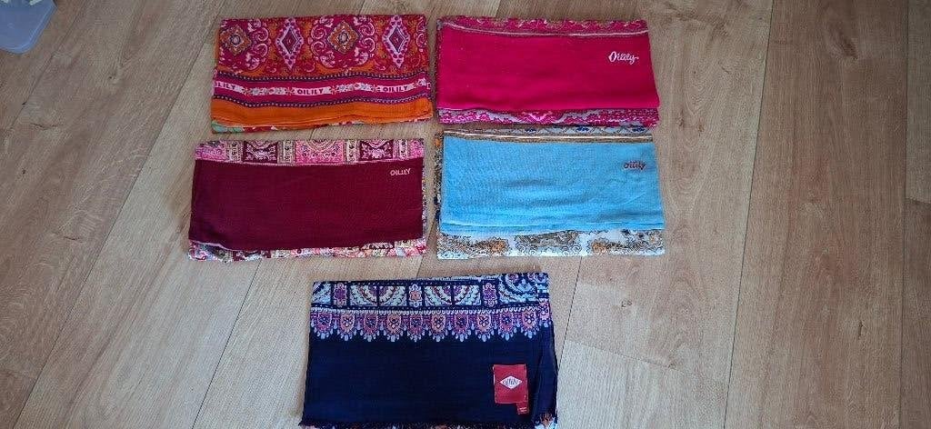 Zomerse gekleurde Oilily sjaaltjes 5 stuks div kleuren ! ! !, Maat 38/40 (M), Oilily, Ophalen of Verzenden, Zo goed als nieuw
