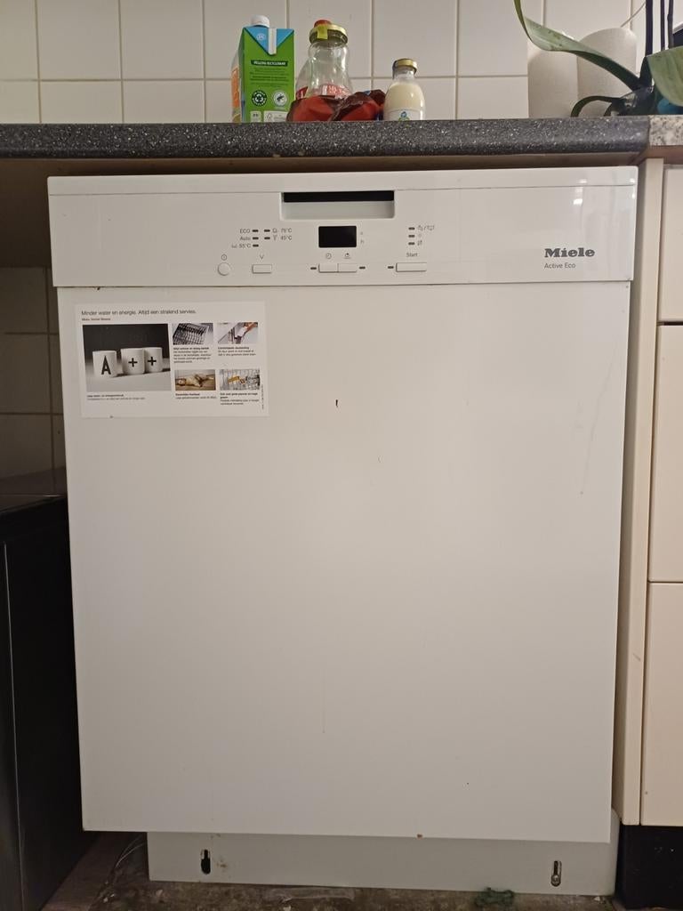 Miele Active Eco vaatwasser 60 cm breed, 59 cm diep, Witgoed en Apparatuur, Vaatwasmachines, Zo goed als nieuw, Minder dan 85 cm