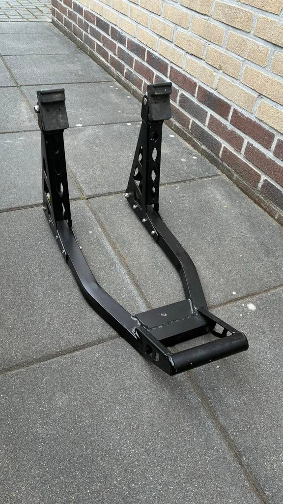 Motorfiets paddockstand voorwiel, Motoren, Ophalen, Gebruikt