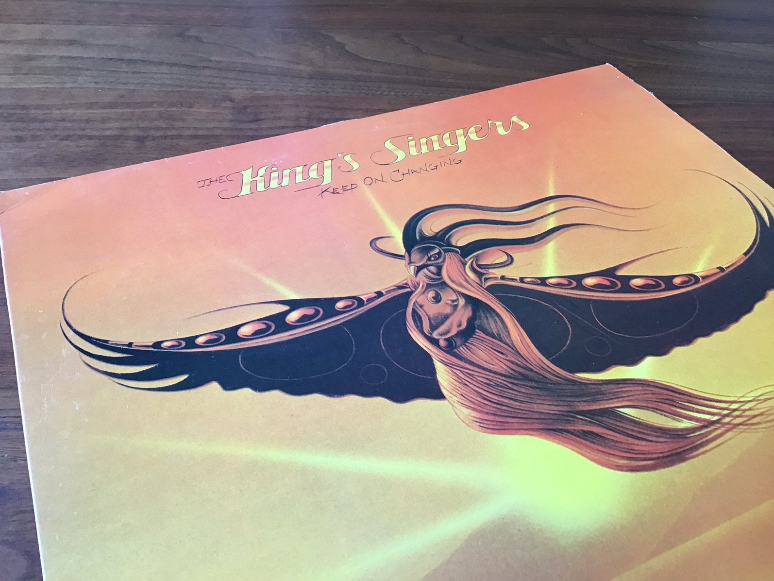 LP, THE KING’S SINGERS, KEEP ON SINGING, EMC-3076, Ophalen of Verzenden, Gebruikt, LP