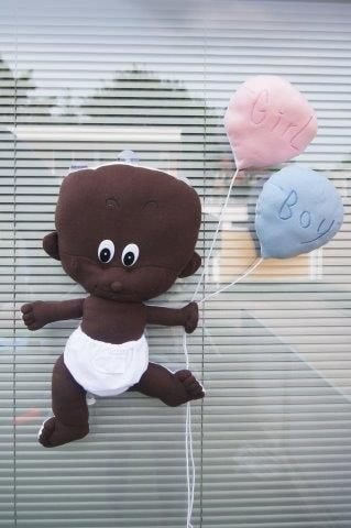 3D Raambaby (donker van kleur), Info@all4funbaarlo.nl, BAARLO LB, Nieuw, Ophalen of Verzenden