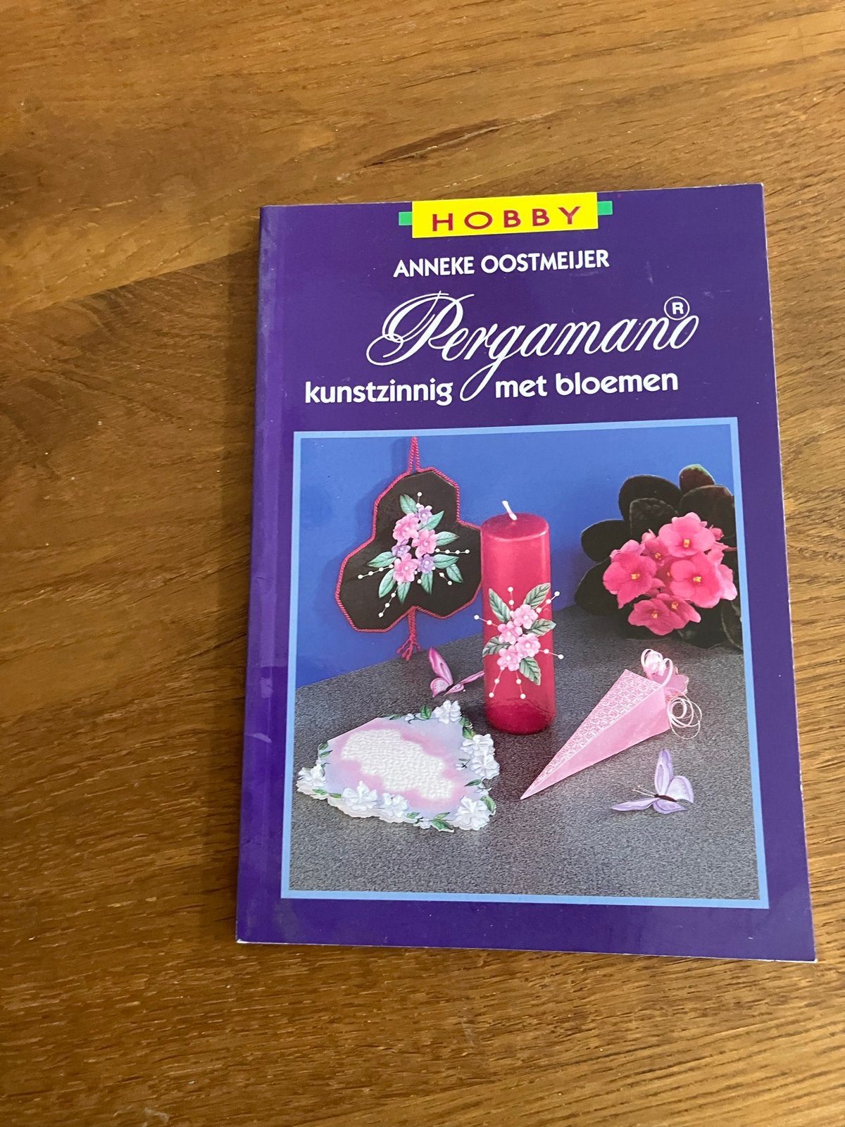 Pergamano: Kunstzinnig met Bloemen - Hobbyboek Anneke Oostme, Boeken, Ophalen, Gelezen, Overige onderwerpen