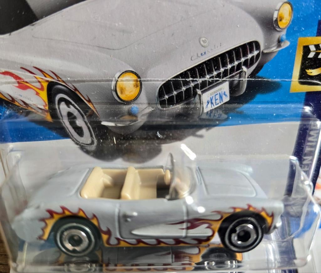 1956 Corvette Barbie 2021 Hotwheels, Ophalen of Verzenden, Nieuw, Auto