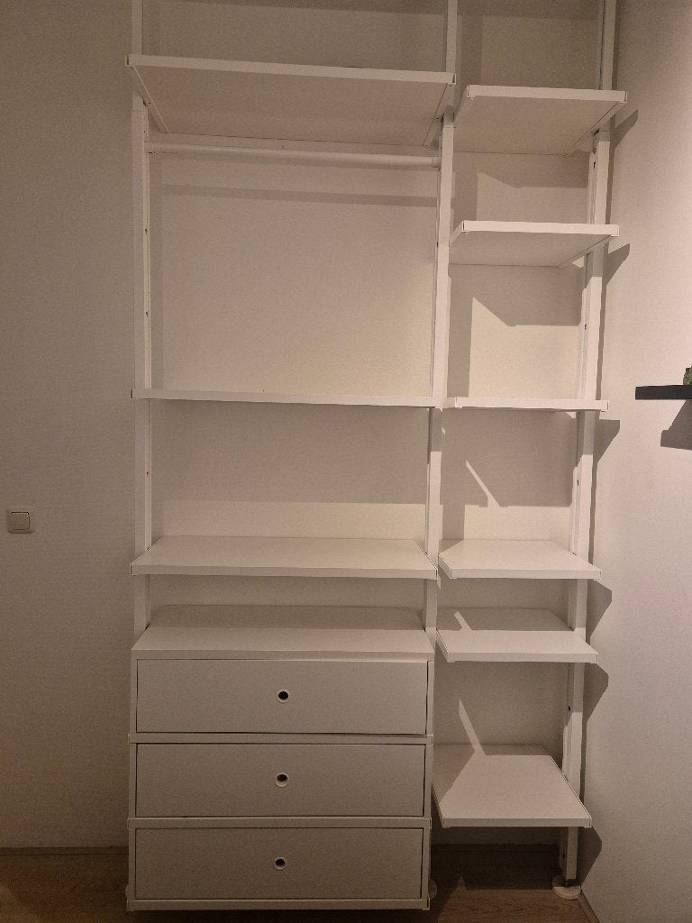Ikea Elvarli kast - Modulair opbergsysteem (wit), Ophalen, 100 tot 150 cm, Met plank(en), Zo goed als nieuw