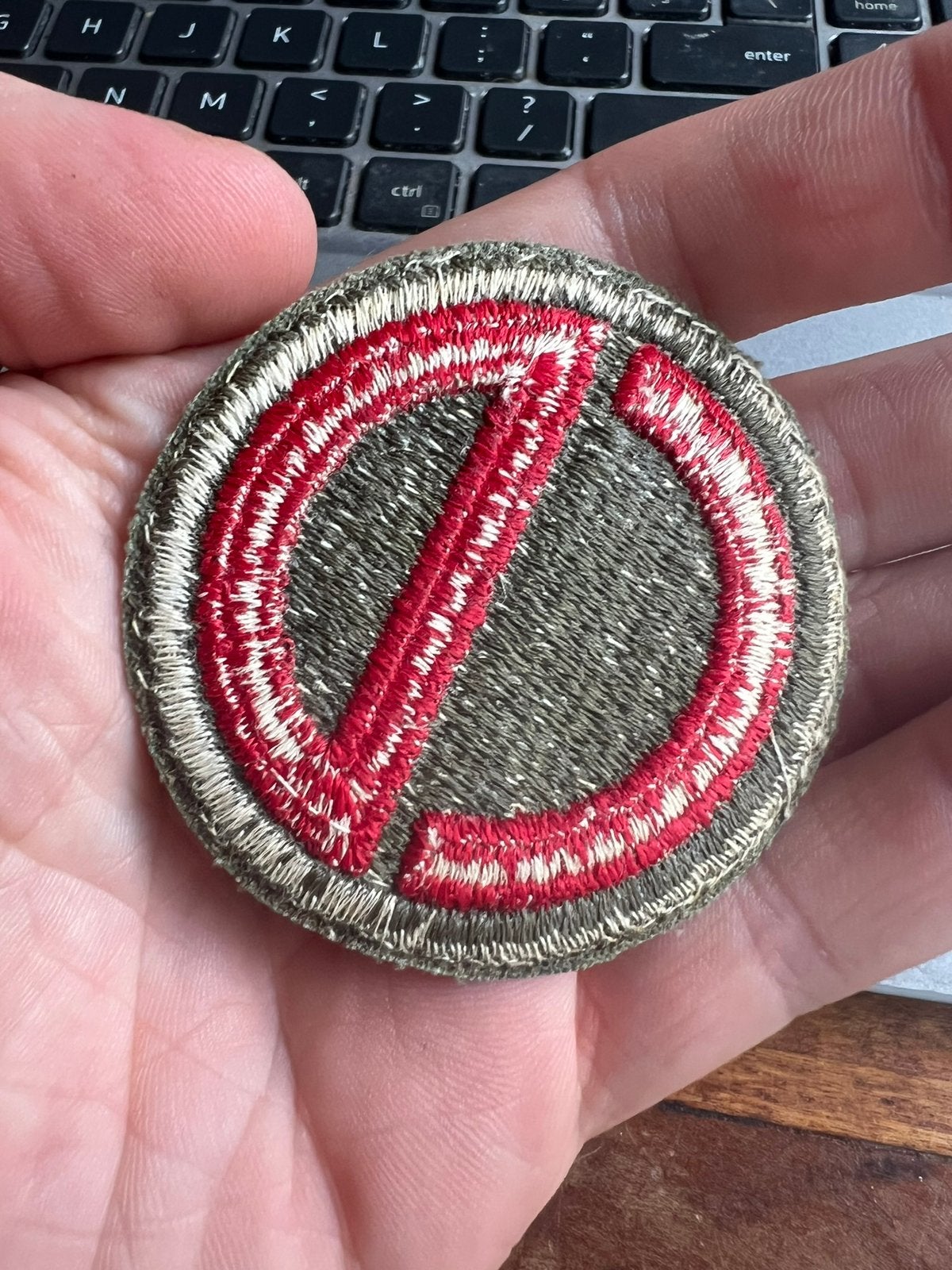 WO2 Amerikaans 85th Infantry Division Patch embleem, Amerika, Verzenden, Embleem of Badge