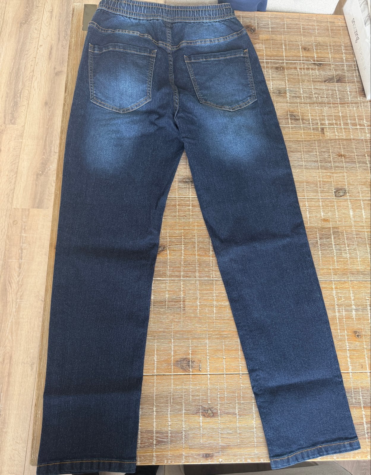 Nieuwe donkerblauwe spijkerbroek Bonprix maat 158, Ophalen of Verzenden, Nieuw, Jongen of Meisje, Broek