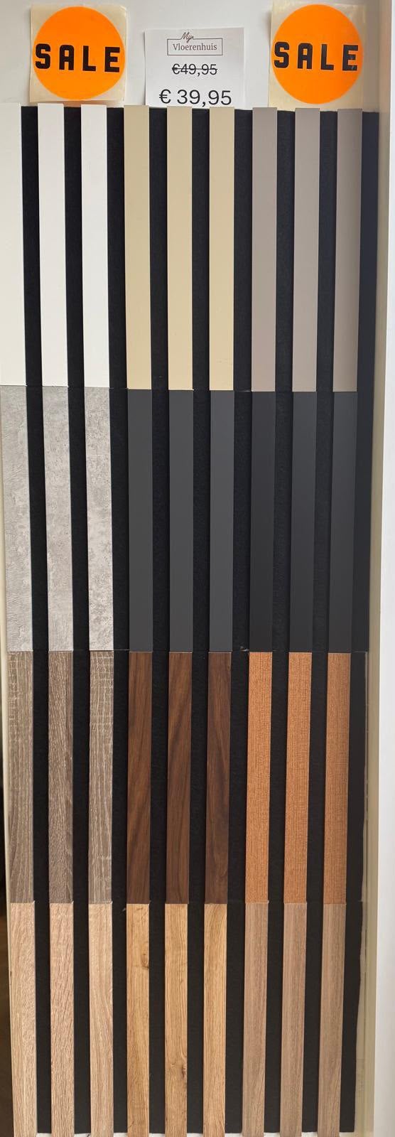 ACTIE Wandpanelen in diverse kleuren, uit voorraad leverbaar, Hout, Meerkleurig, Nieuw, 60 cm