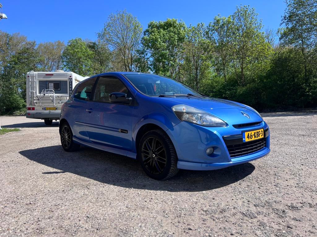 Renault Clio GT 1.6 16v | NL auto | Zeer netjes | APK 2-2027, Voorwielaandrijving, Stof, 4 cilinders, Blauw