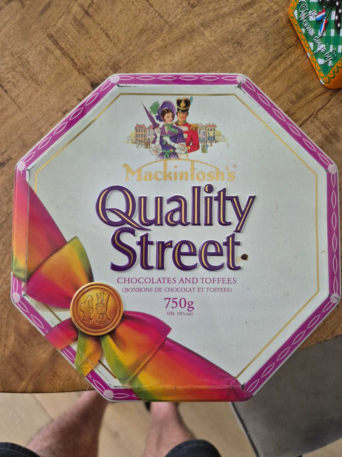 Vintage Quality Street Blik - 750g Chocolade & Toffees, Verzamelen, Ophalen of Verzenden, Gebruikt