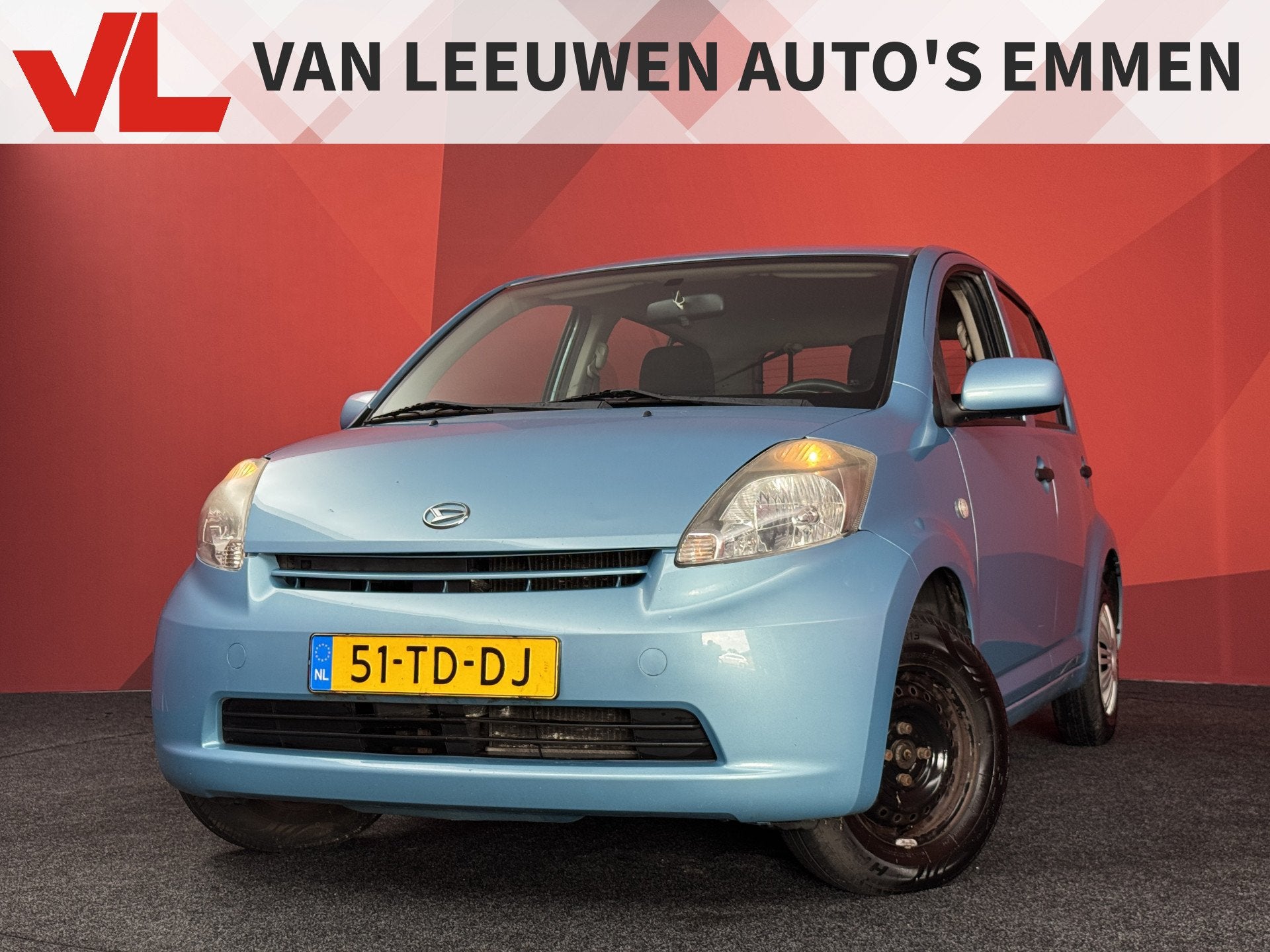 Daihatsu Sirion 2 1.0-12V Trend | Radio CD | Boekjes + 2 Sle, Auto's, Voorwielaandrijving, Stof, Gebruikt, Blauw