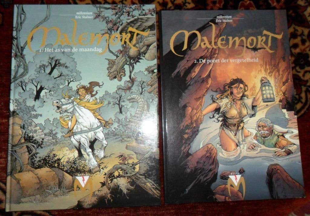 Serie Reeks MALEMORT HC_01 + softcover Deel 2 - STALNER, Meerdere stripboeken, Ophalen of Verzenden, Zo goed als nieuw