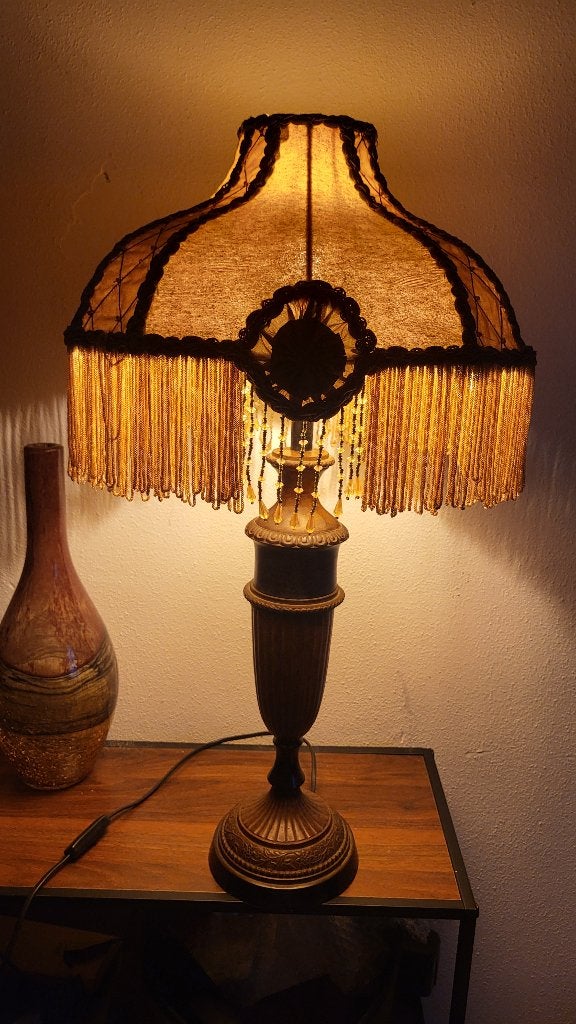 Exlusieve handgemaakt vintage lamp brocante, Ophalen