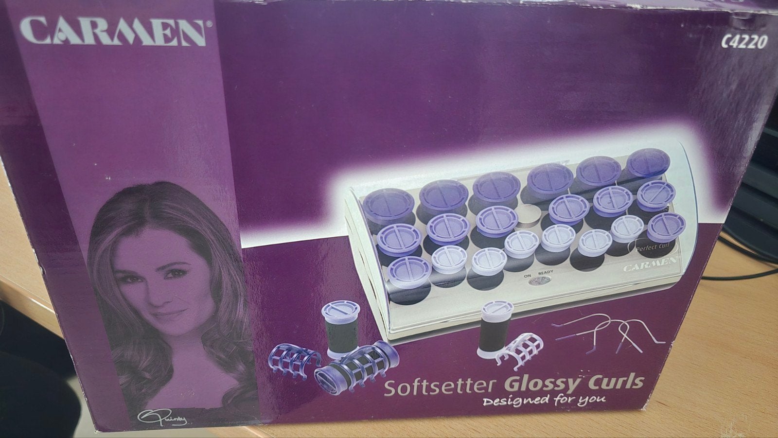 Carmen Softsetter Glossy Curls krulset (C4220), Ophalen of Verzenden, Nieuw, Haarverzorging