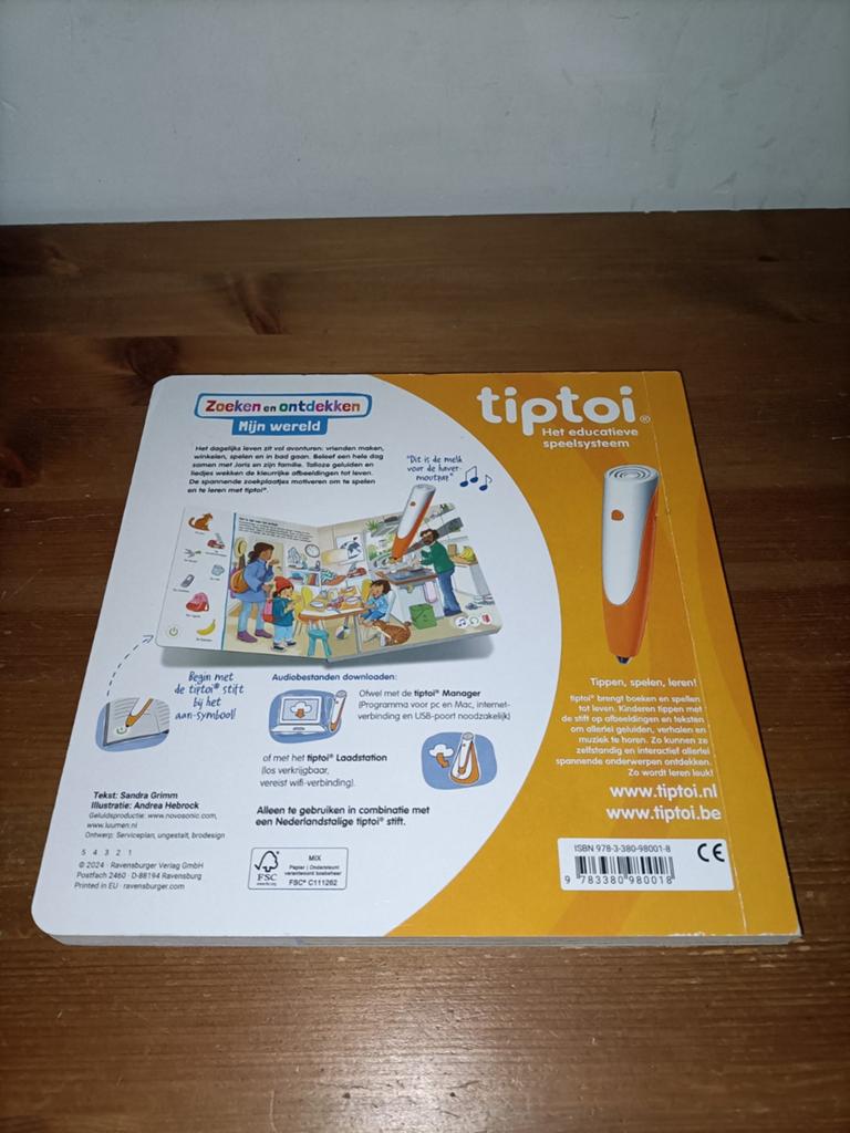 Tiptoi Zoeken en Ontdekken Mijn Wereld boek, Ophalen of Verzenden, Zo goed als nieuw, Ontdekken