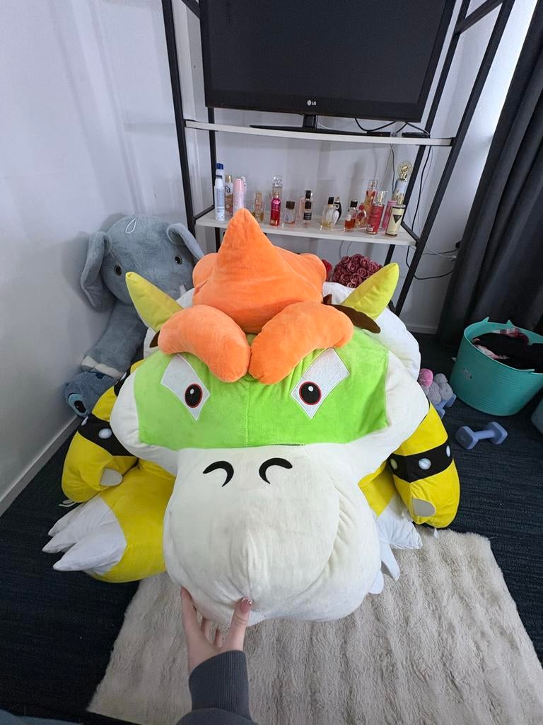 XXL Super Mario Bowser knuffel, Ophalen, Gebruikt, Overige merken, Overige typen