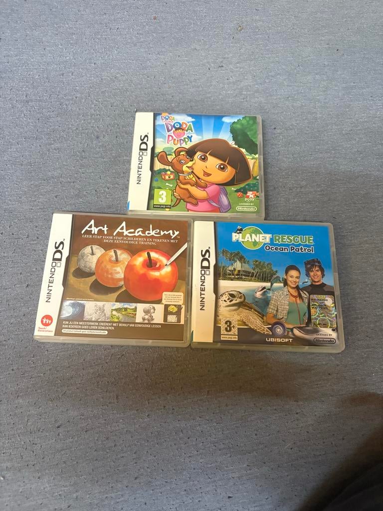3 Nintendo DS games compleet met boekjes, Avontuur en Actie, 1 speler, Ophalen of Verzenden, Zo goed als nieuw