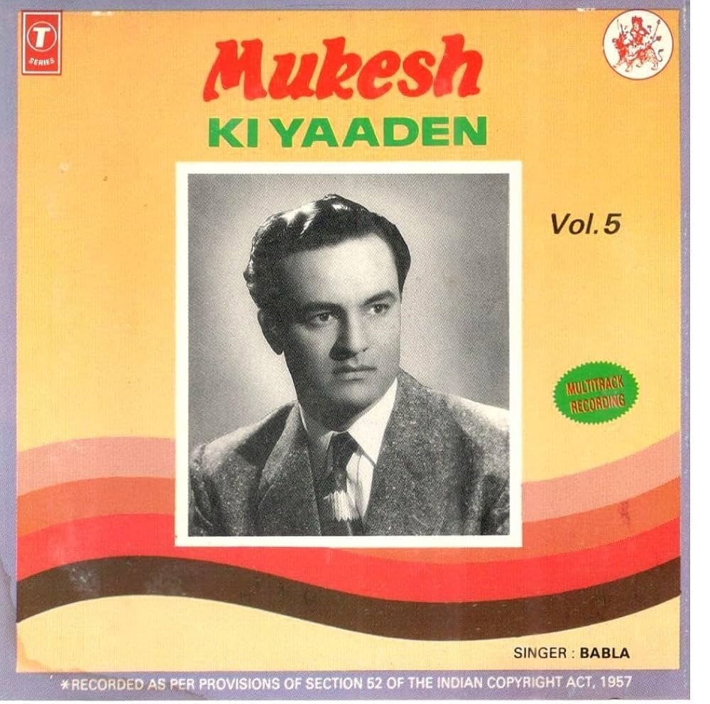 Mukesh Ki Yaaden Vol. 5 -  (CD), Cd's en Dvd's, Cd's | Wereldmuziek, Gebruikt, Indiaas, Album, Ophalen of Verzenden