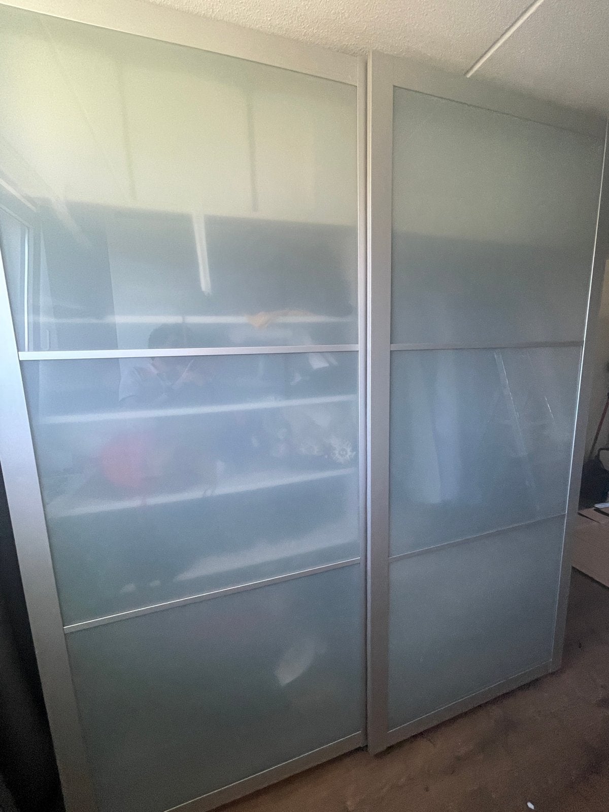 schuifdeuren ikea pax (oud model), Ophalen, Met plank(en), Gebruikt, 100 tot 150 cm