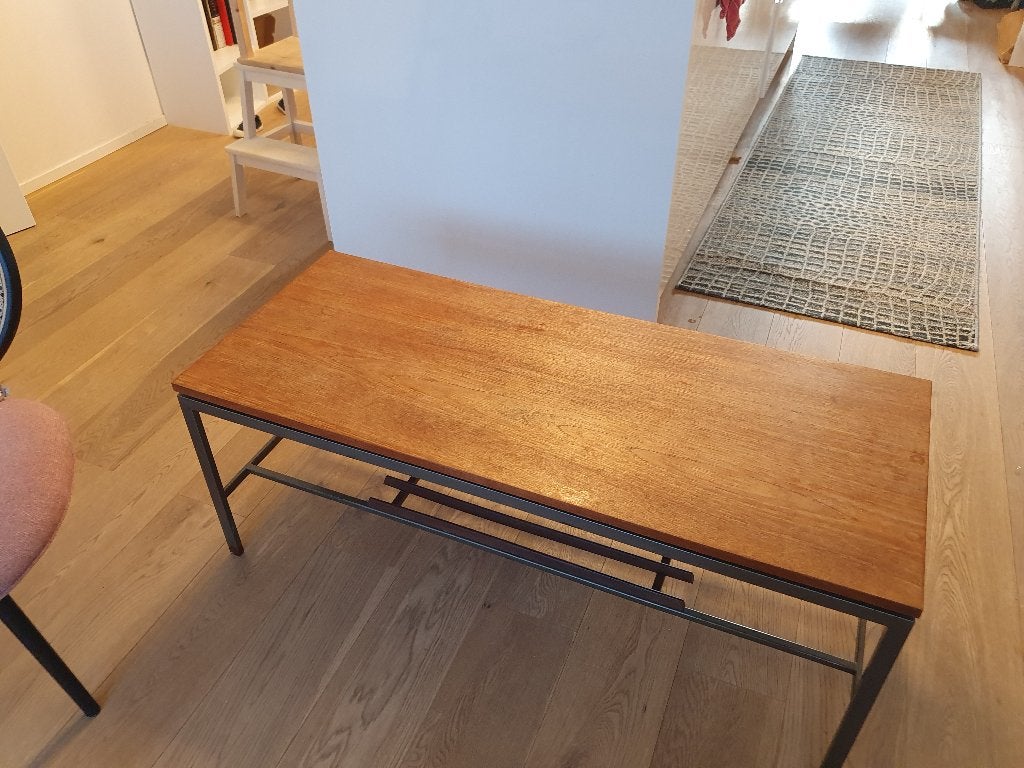 Salon tafel vintage design, Ophalen, 50 – 75, Gebruikt, 100 tot 150 cm