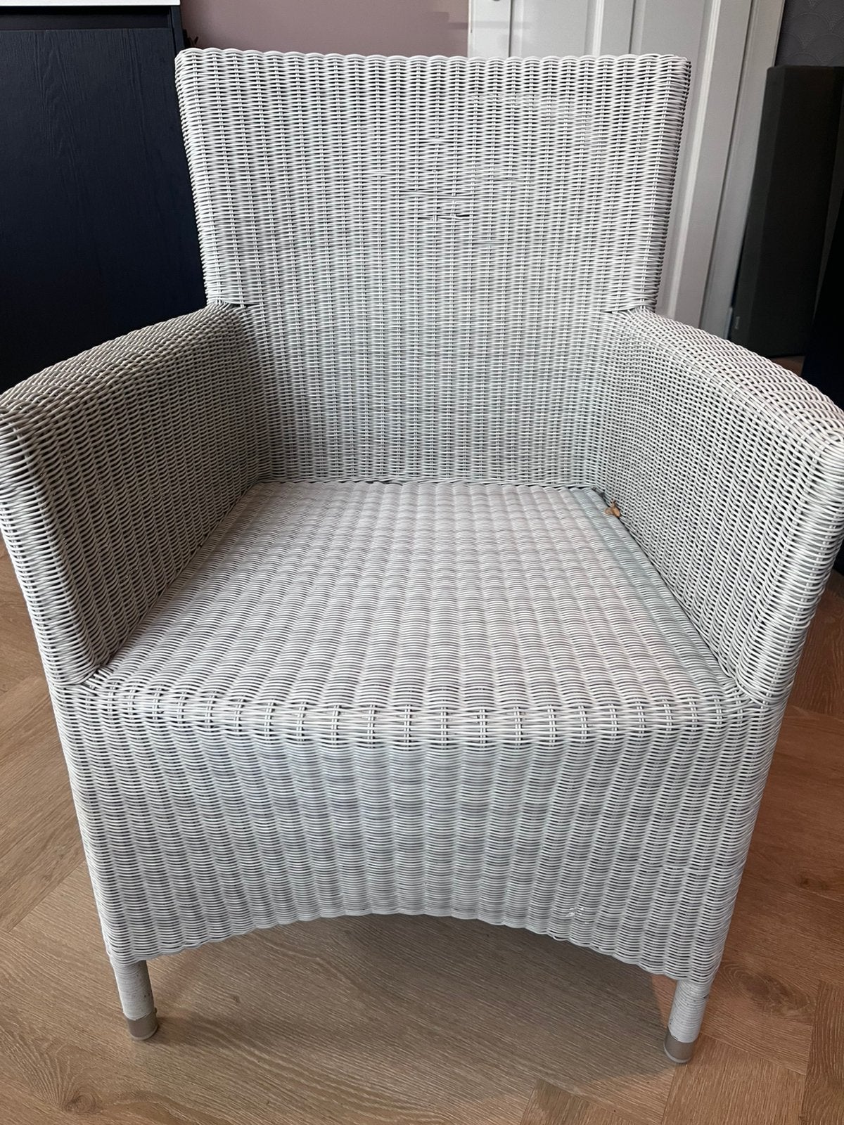 Twee stuks Manutti (tuin)eetkamerstoel voor €40,=, Ophalen, Kunststof, Gebruikt, Twee