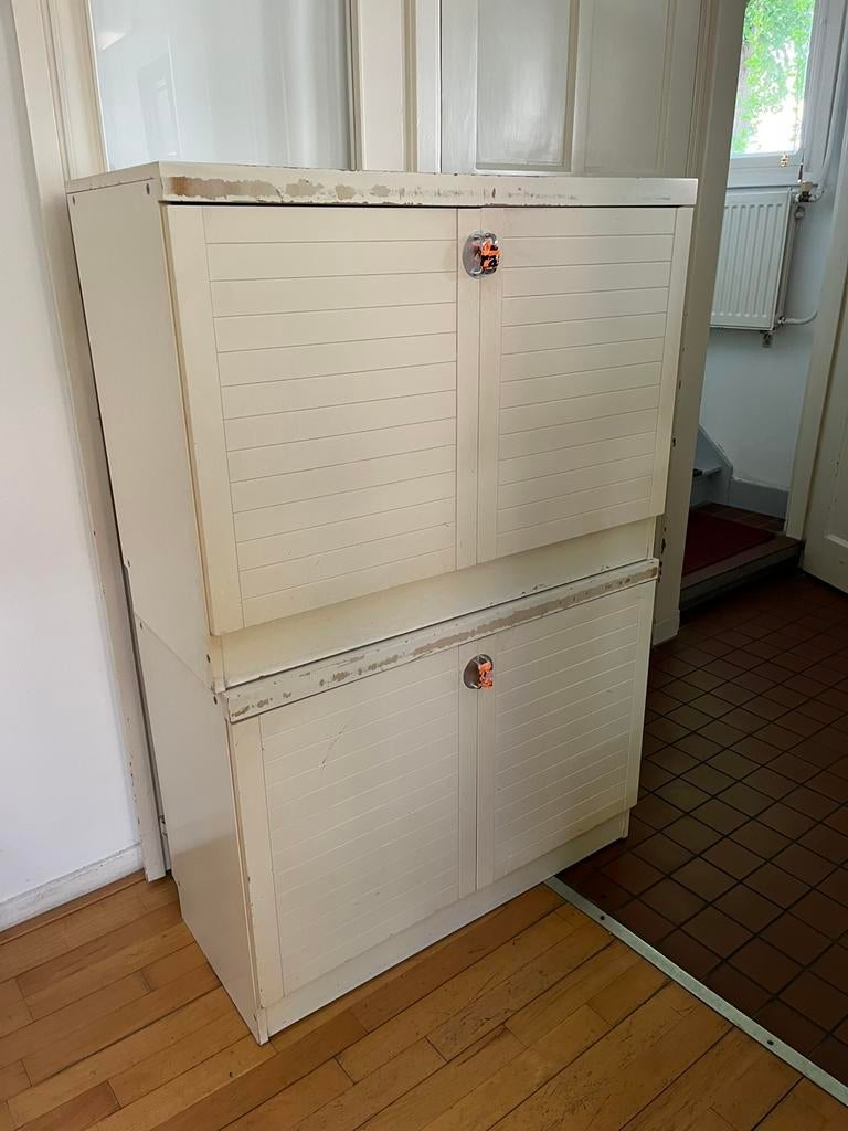 Twee identieke houten kastjes, Ophalen, Gebruikt, 50 tot 100 cm, Minder dan 100 cm