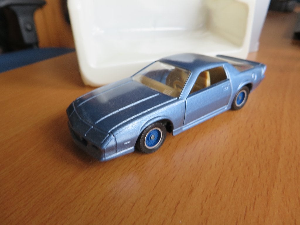 Solido Chevrolet Camaro Blauw, Ophalen of Verzenden, Zo goed als nieuw, Auto, Solido