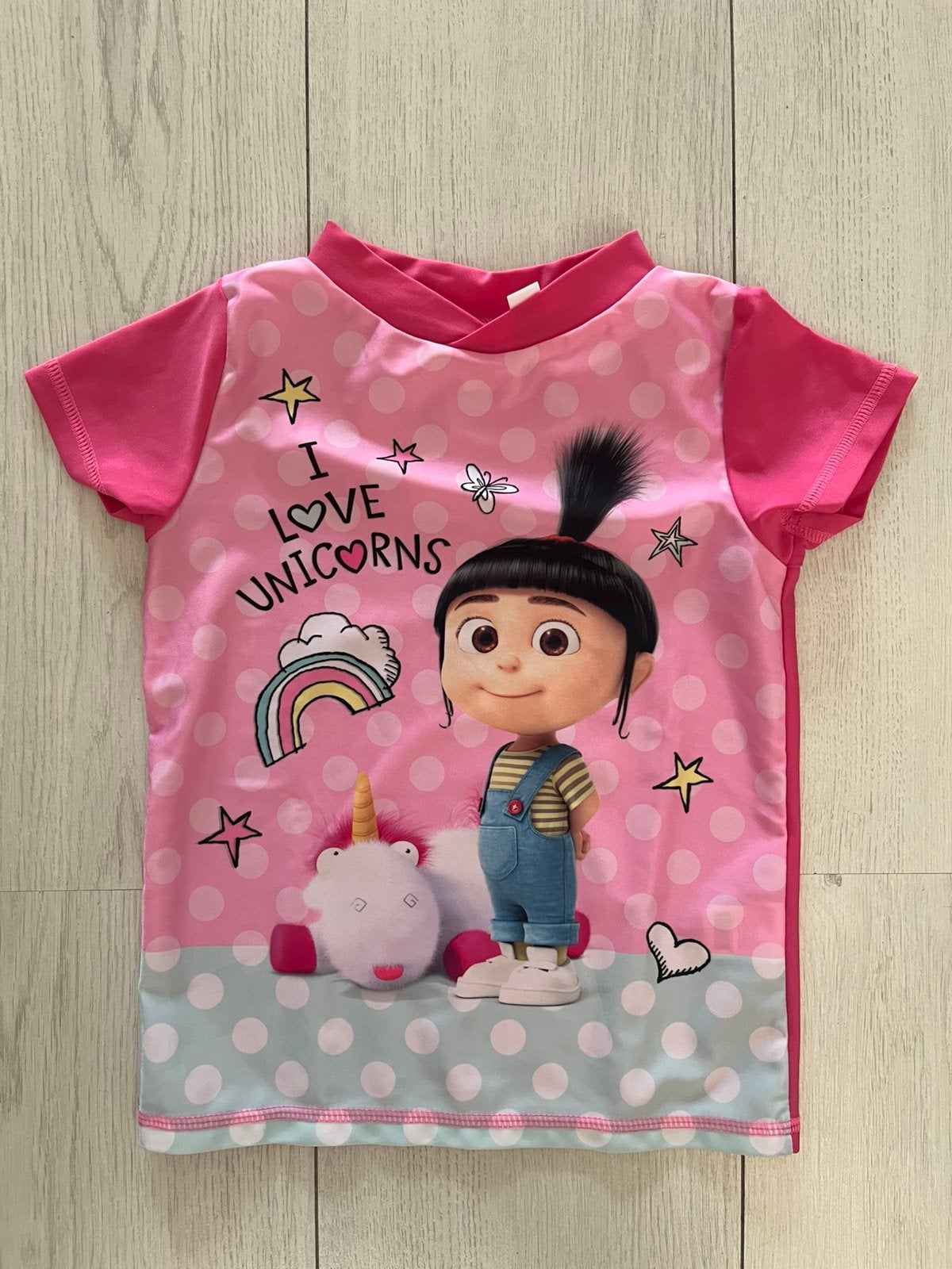 Zwemshirtje maat 104/110. Nog netjes, uit een rookvrij huis., Ophalen of Verzenden, Zo goed als nieuw, Meisje, Jurk of Rok