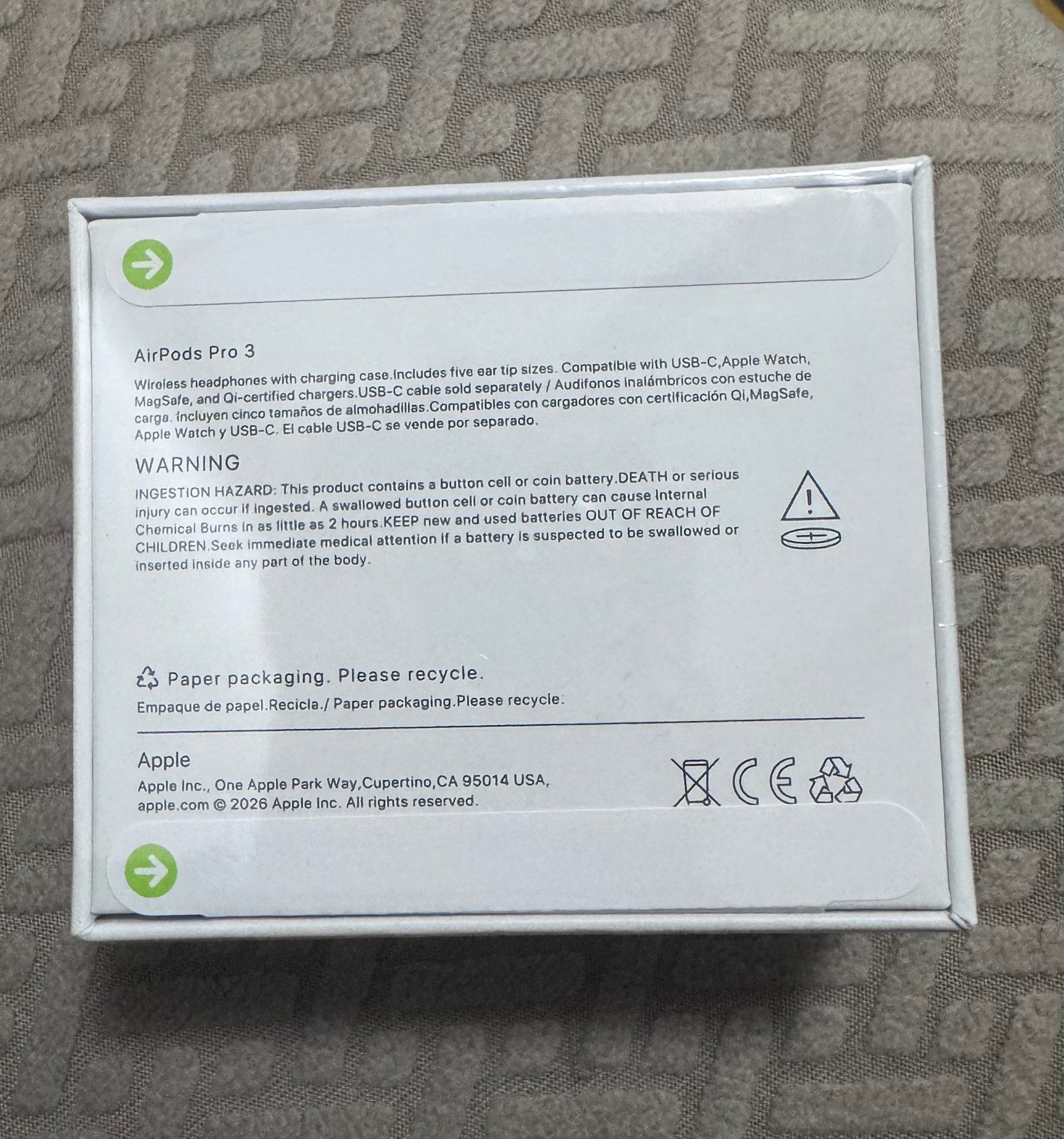 Airpods pro 3, Nieuw, Ophalen of Verzenden, Apple, In oorschelp (earbud)