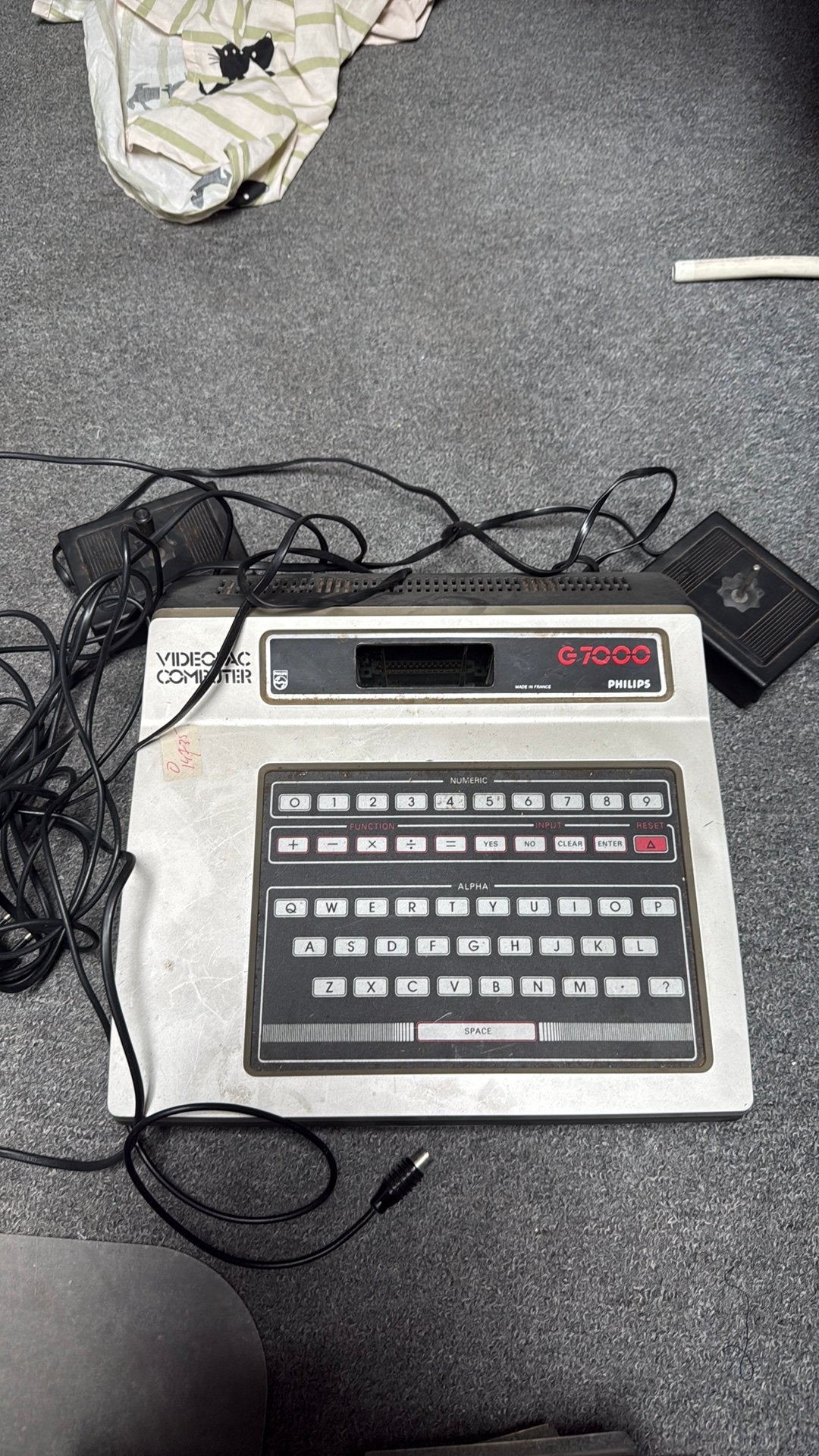 Philips G7000 Videopac Computer - Vintage Gaming Console, Spelcomputers en Games, Spelcomputers | Overige, Ophalen, Gebruikt