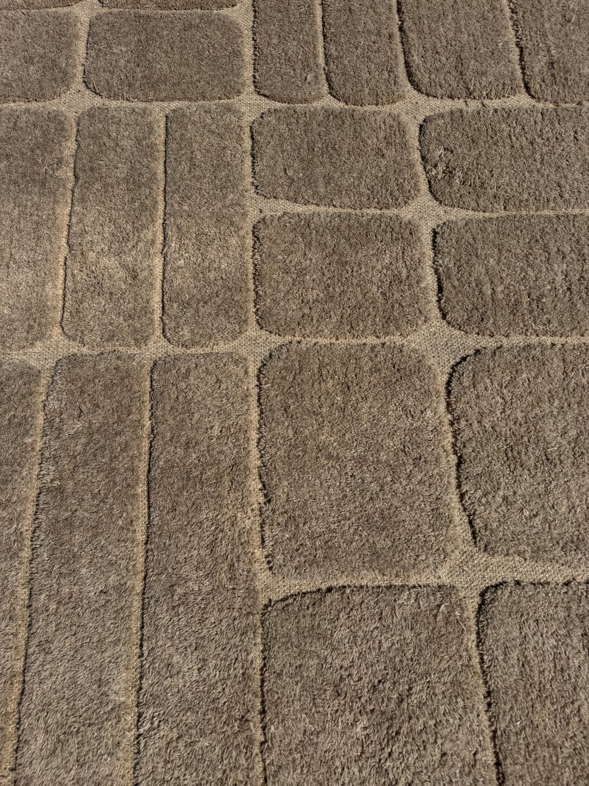 Showroommodel wollen vloerkleed zandkleurig 160x230 cm, Ophalen, Beige, 150 tot 200 cm, 200 cm of meer