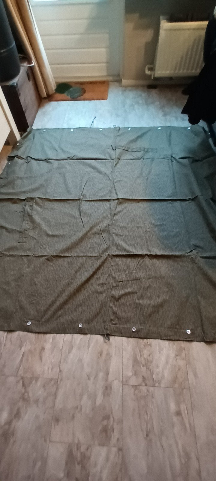 Tenthelft/zeltbahn strichtarn DDR, Verzamelen, Militaria | Algemeen, Ophalen of Verzenden, Landmacht, Overige gebieden