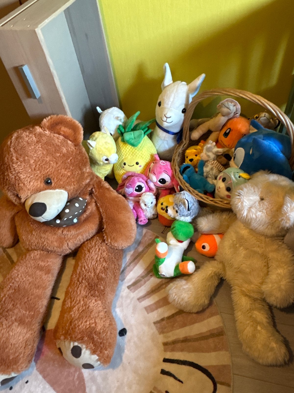 Grote collectie knuffels: beren, lama, ananas, en meer!, Gebruikt, Overige merken, Overige karakters, Beer