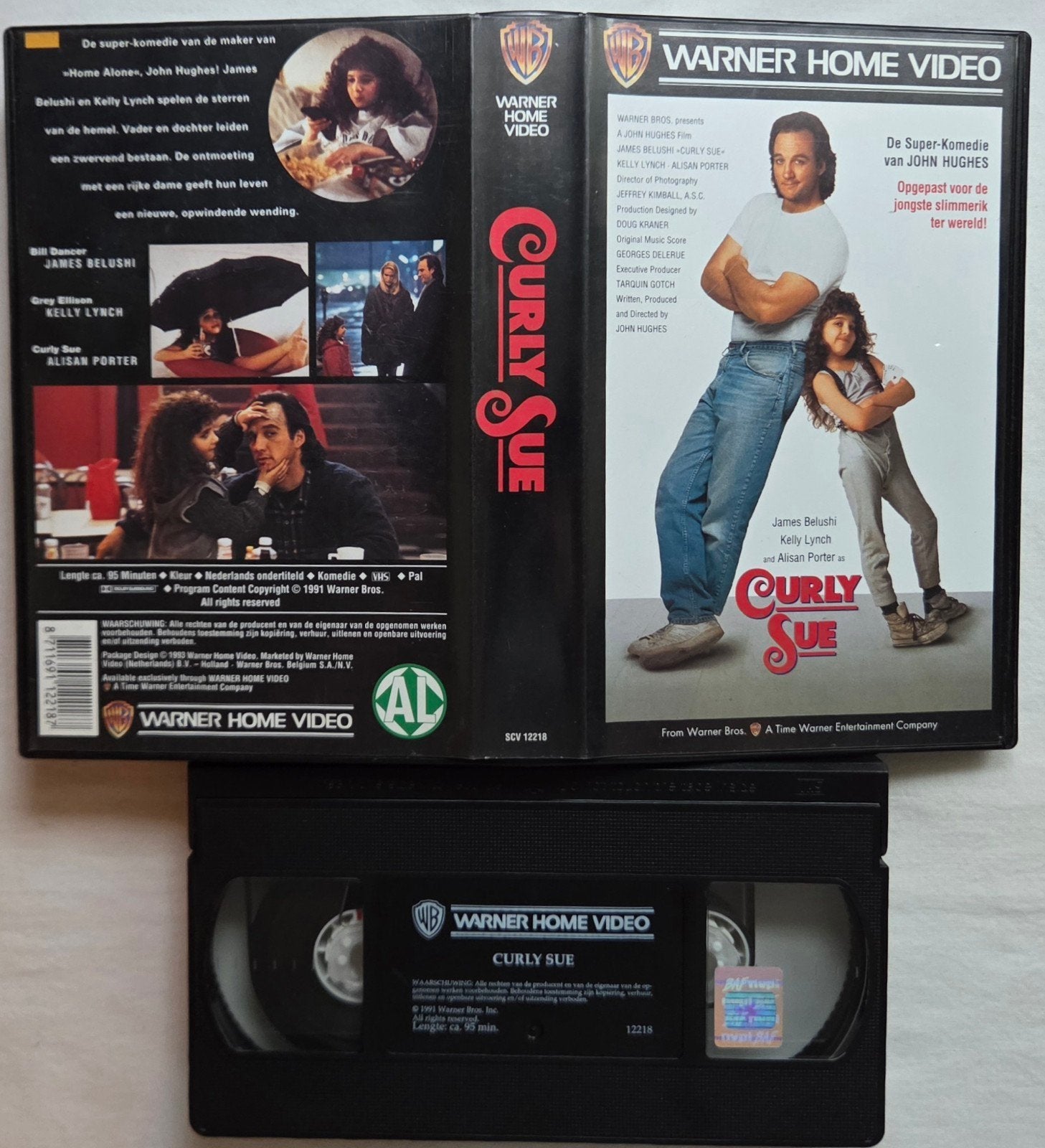 John Hughes Curly Sue VHS Comedy, Alle leeftijden, Ophalen of Verzenden, Gebruikt, Actie en Avontuur