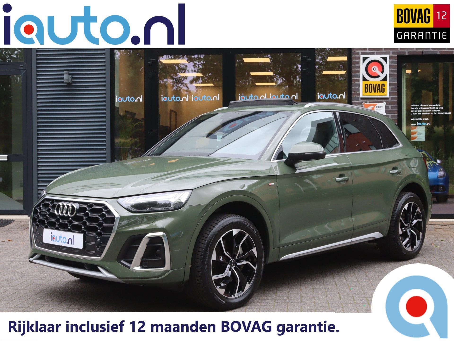 Audi Q5 50 TFSI e S edition Pano/Matrix LED/Keyless/Leder/S-, Auto's, Automaat, Euro 6, 4 cilinders, Bedrijf