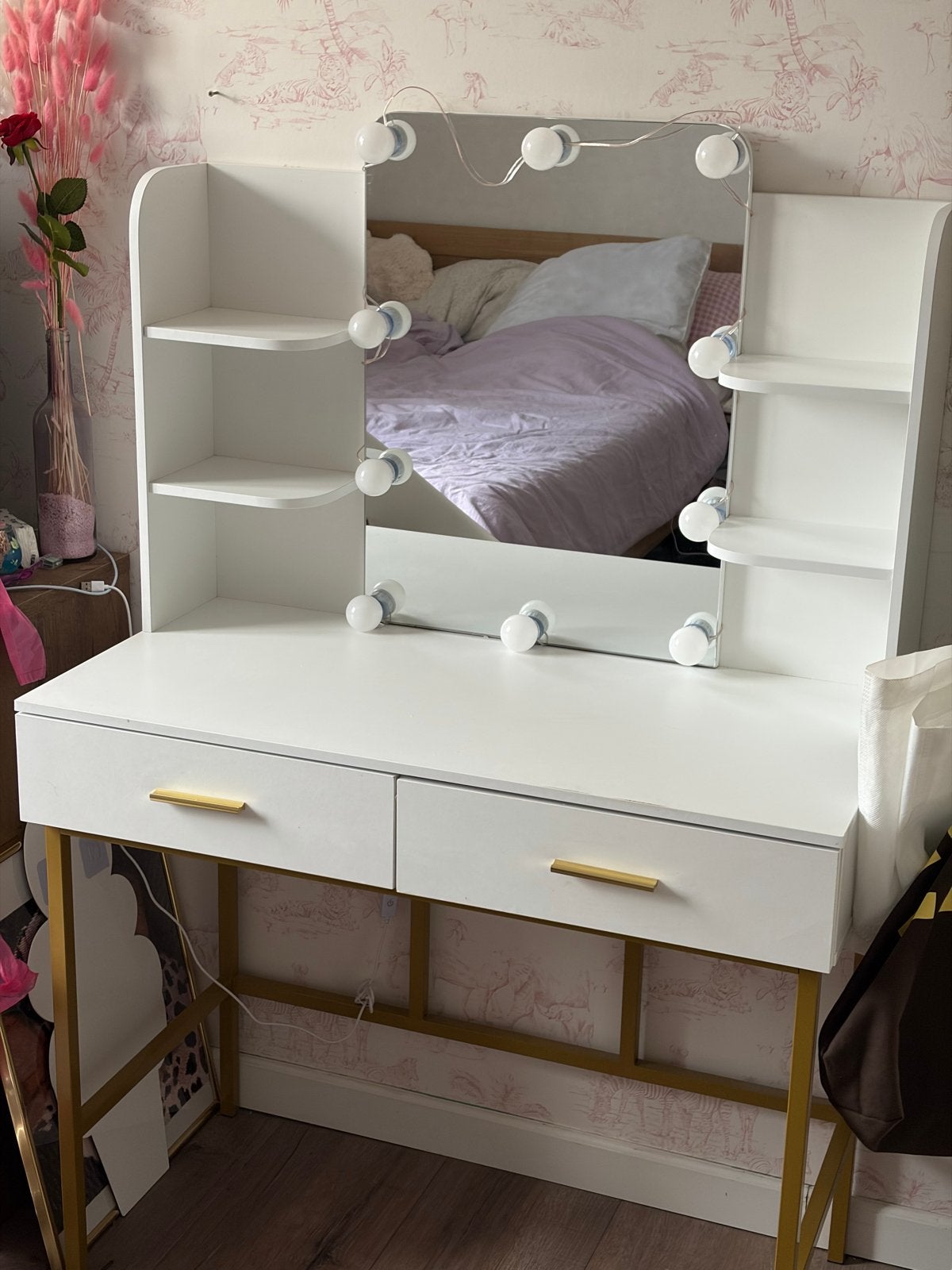 Kaptafel met verlichting, Ophalen, Gebruikt, 100 tot 150 cm, 50 tot 100 cm