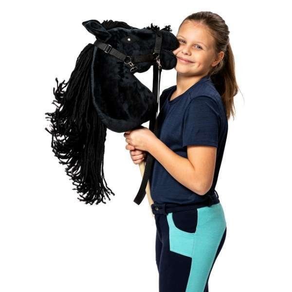 Skippi Hobby Horse met Halster – Groot A3 – Zwart, Ophalen of Verzenden, Nieuw