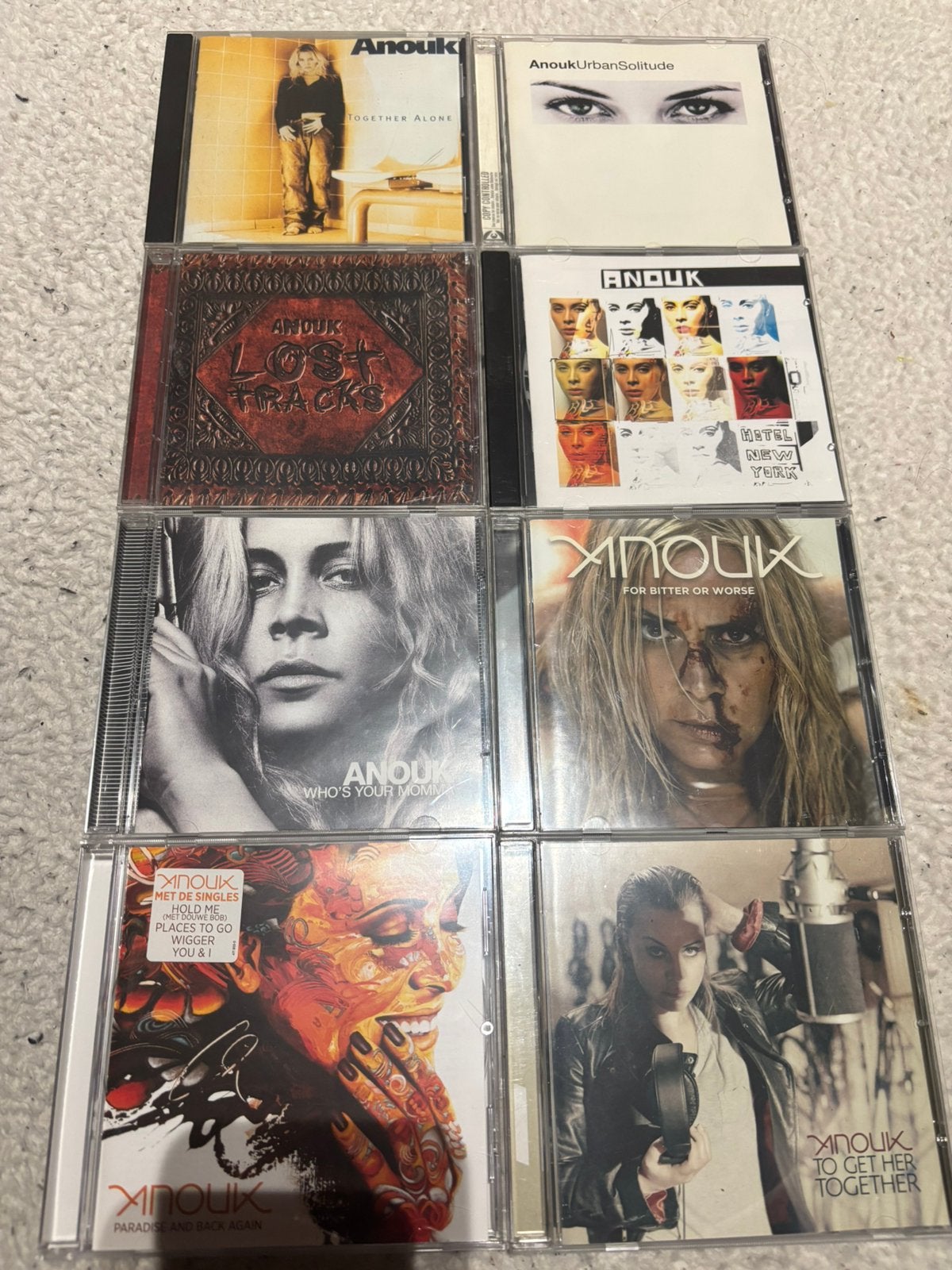 Albumset Anouk, Ophalen, Zo goed als nieuw