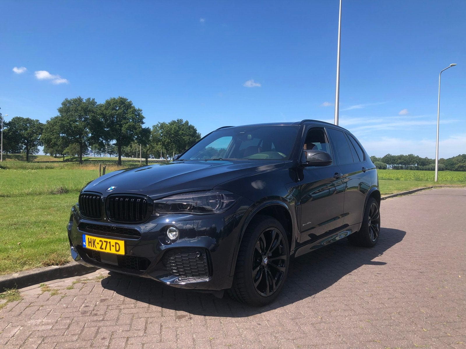 BMW X5 Xdrive40e Iperformance 313pk Aut 2015 Zwart, Auto's, BMW, 4 cilinders, Bruin, Vierwielaandrijving, Dealer onderhouden