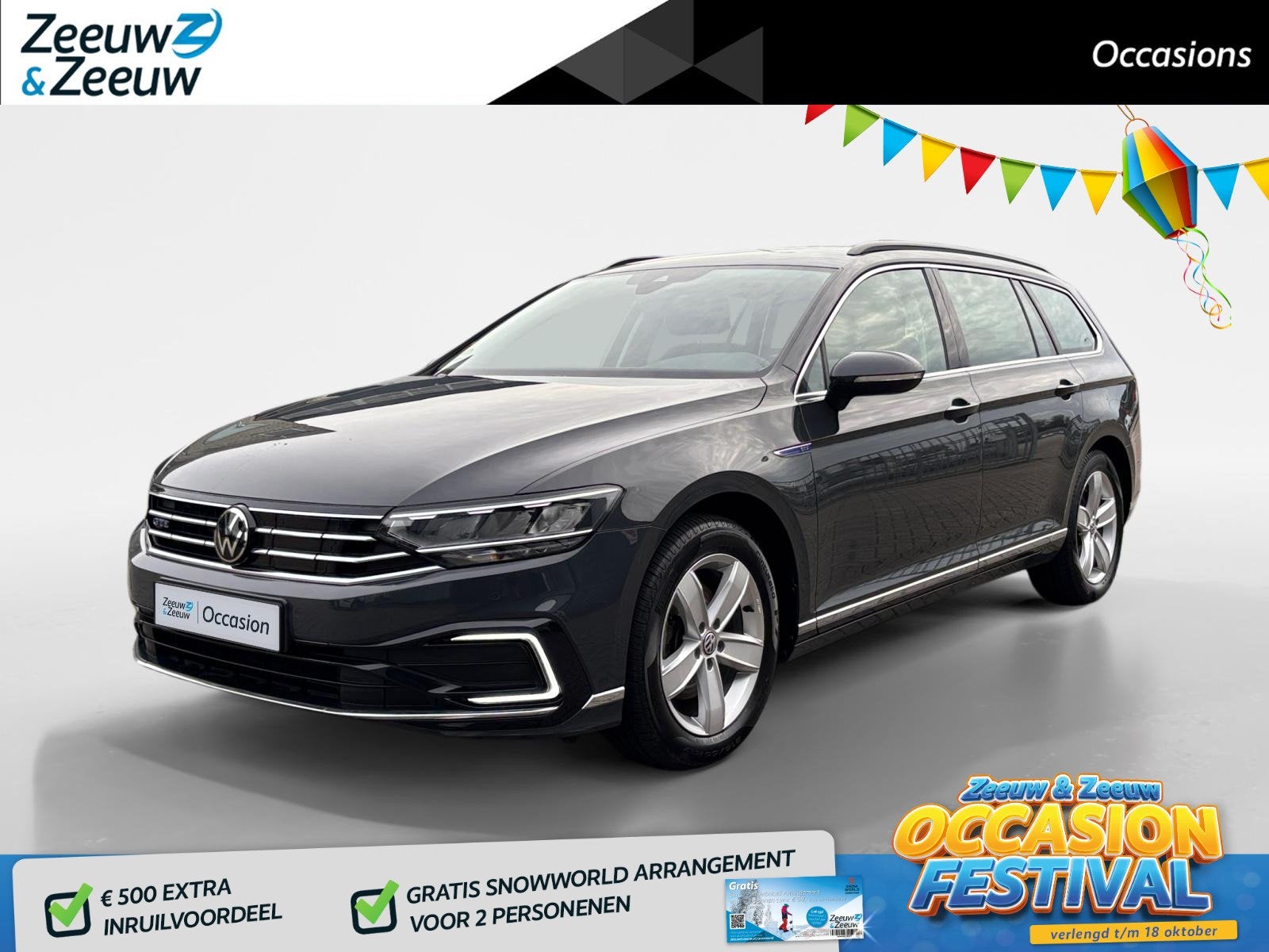 Volkswagen Passat Variant 1.4 TSI PHEV GTE Business | Trekha, Auto's, Stof, Gebruikt, 4 cilinders, Hybride Elektrisch/Benzine