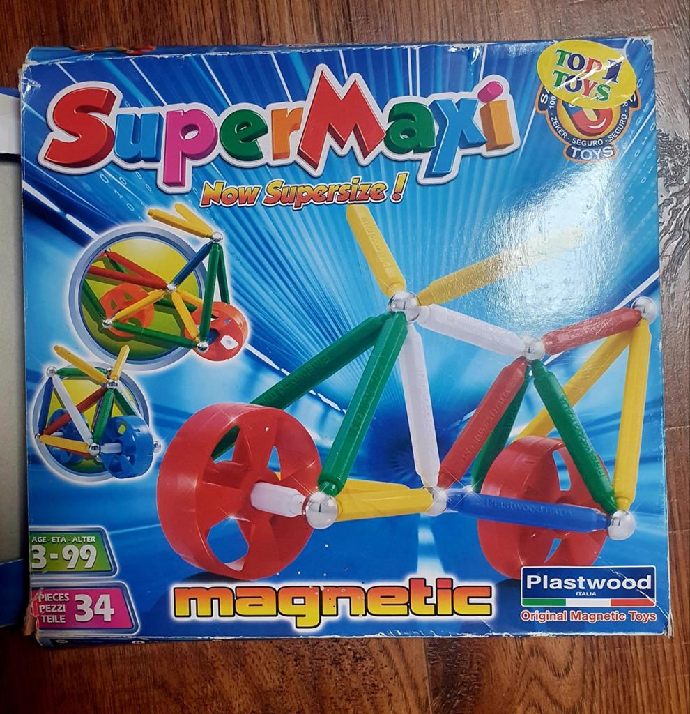 SuperMaxi Magnetic Bouwset, Ophalen of Verzenden, Gebruikt, Overige merken
